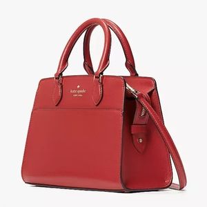 Madison Saffiano Apple Red Kate Spade purse NEW!
